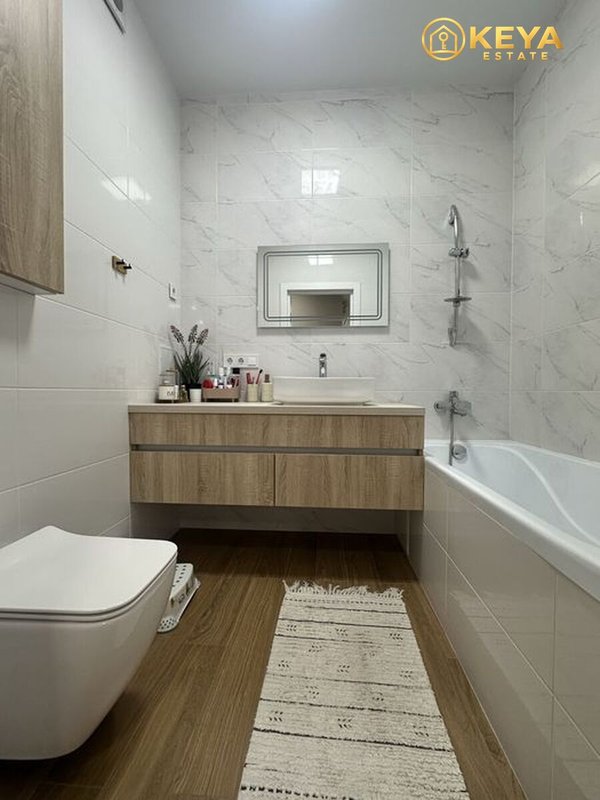 Таирова ЖК Таировские Сады ⚡ квартира 65 м², кухня-студия, 2 комнаты, лоджия — фото 9