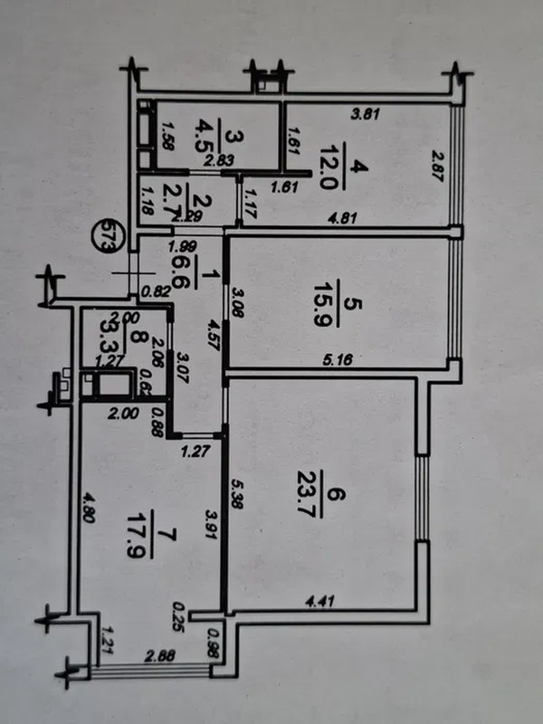 37 Жемчужина KADORR 3 комнатная 86 м² вид моря — фото 17