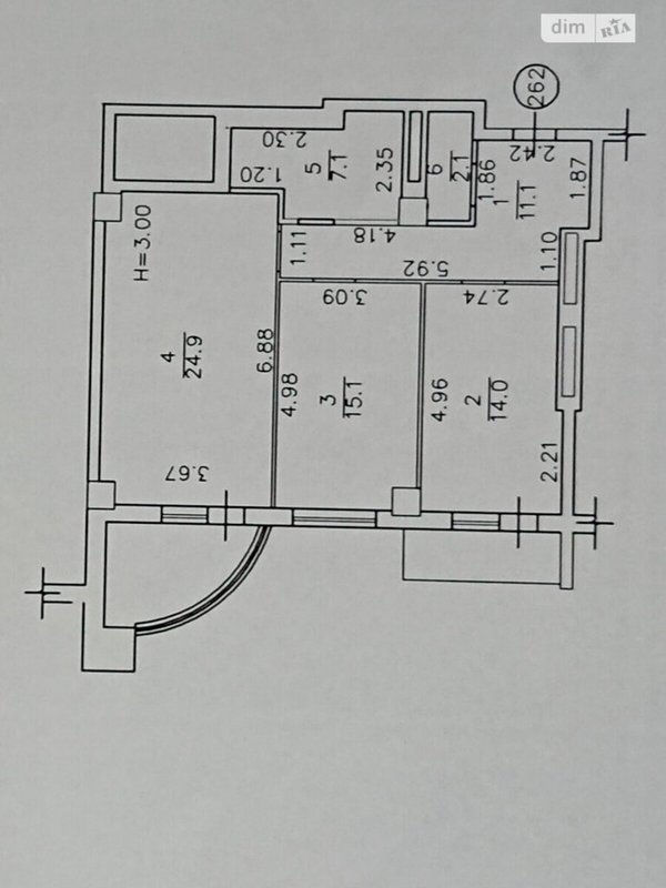 ЖК Армейский 3 комнатная квартира 85 м² — фото 1