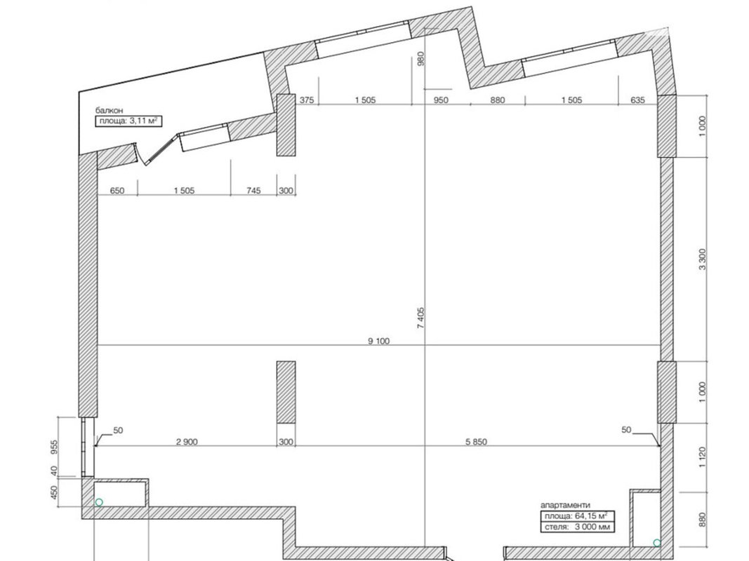 Апарт-комплекс Итака 67 м² 12 этаж Фонтан - море в 10 минутах от дома — фото 1