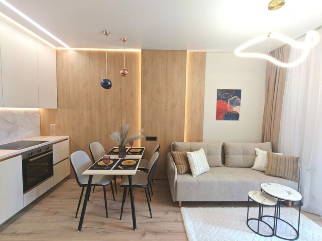 1к квартира KADORR City Краснова 67 Жемчужина ремонт мебель — фото 1