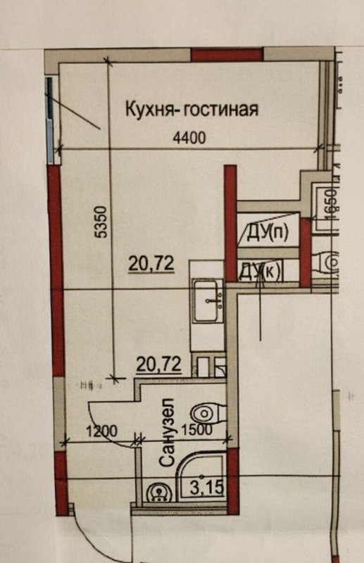 ул. Дачная 28 Студия у моря: ликвидный лот в «Пространстве на Дачной» — фото 1