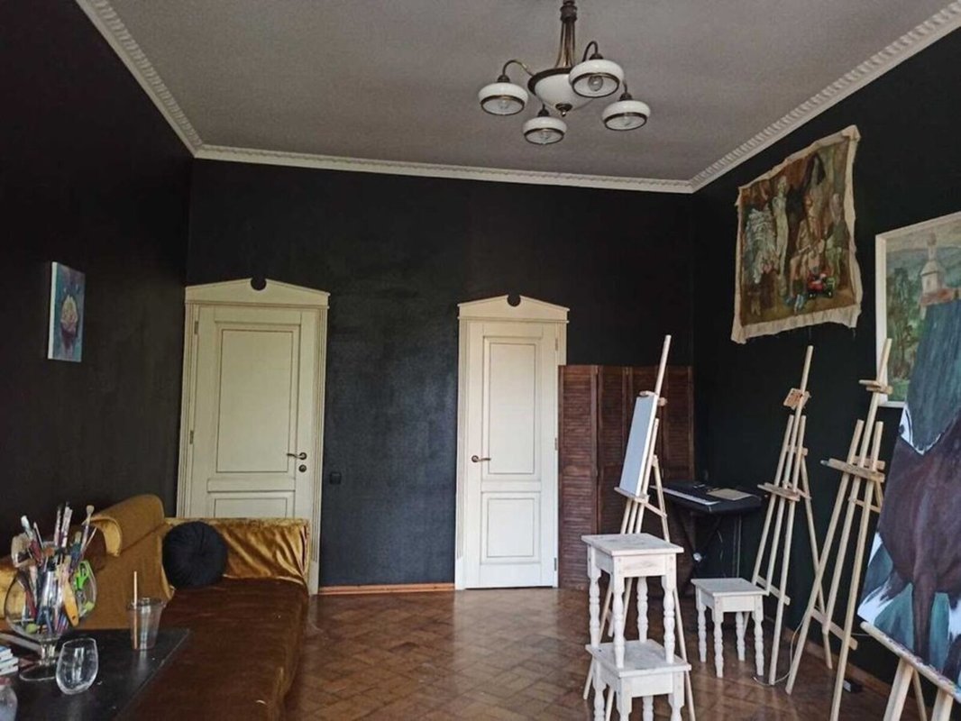 Центр Малая Арнаутская пентхаус 338 м²: памятник архитектуры, 2 уровня, 5 комнат, паркет, потолки 3 м, вид на город, парк Шевченко и море рядом. — фото 8