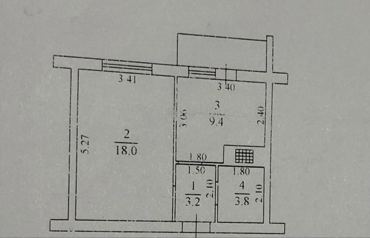 ЖК Альтаир-1 однокомнатная квартира 36 м² на среднем этаже — фото 5