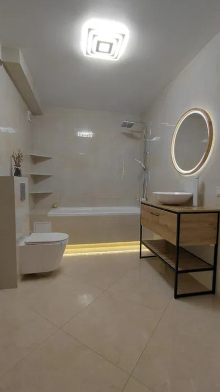 ЖК Скай Сити 3-комнатная кухня-гостиная — фото 6