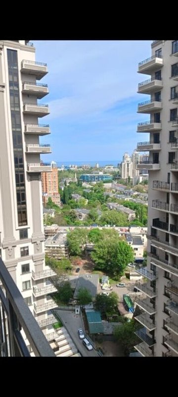 Акрополь — студия на 20 этаже с видом на море и город — фото 1