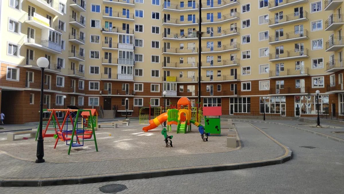 4 ст. Люстдорфской дор. ЖК «Континент» — 1-комнатная, дом сдан, вид на море — фото 1