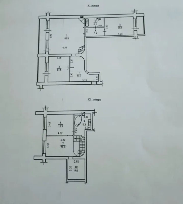 178 м² с камином и кабинетом — бизнес-класс, Ботанический пер., верхние этажи — фото 2