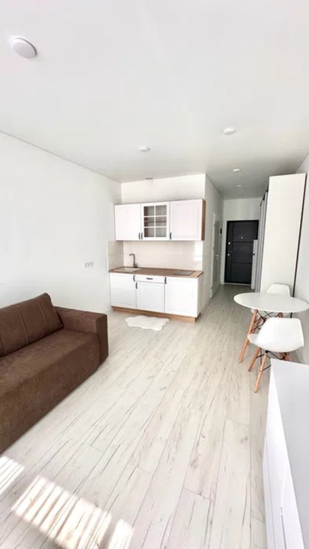 Смарт-студия 24,3 м² — «Пространство на Радостной», стильный ремонт — фото 1