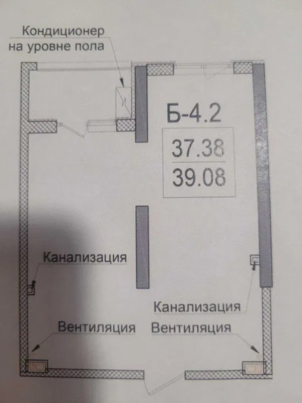 1-к у моря, 39 м², ЖК «Посейдон», 2 мин до «Золотого берега» — фото 10