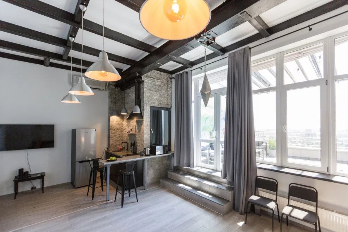 Аркадия, Гагаринское Плато — 2-уровневая студия 50 м² + терраса 20 м², — фото 11