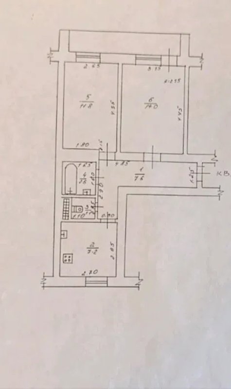 Продаж квартири 2-кімн., 47 м², Хаджибейський — фото 2